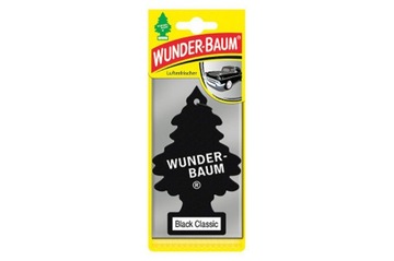 Wunder Baum BLACK CLASSIC Автомобильный ароматизатор ЧЕРНЫЙ для зеркала автомобиля
