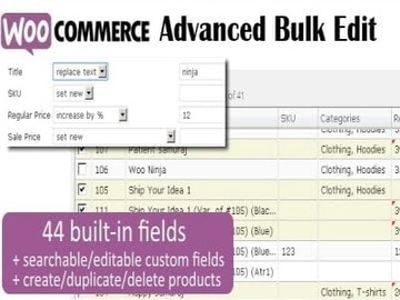 Wtyczka Woocommerce Advanced Bulk Edit