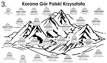 Деревянная картина КОРОНА ГОР ПОЛЬШИ постер ЗНАЧКИ
