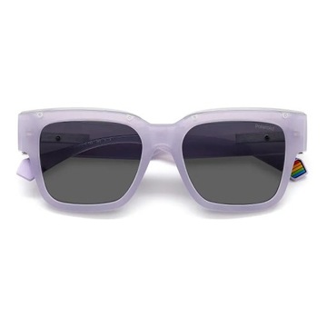 Polaroid PLD 6198SX 789M9 fioletowe polaryzacyjne okulary przeciwsłoneczne