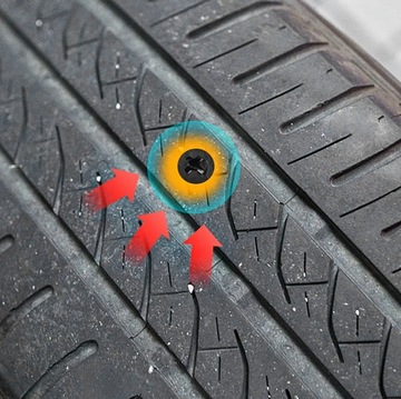 15 шнуров для ремонта шин 10 вулканизирующих винтов Комплект для ремонта шин