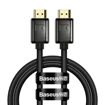 КАБЕЛЬ HDMI-HDMI 2.1 BASEUS 8K 60Гц FULL HD UHD 3D 48ГБ 100см