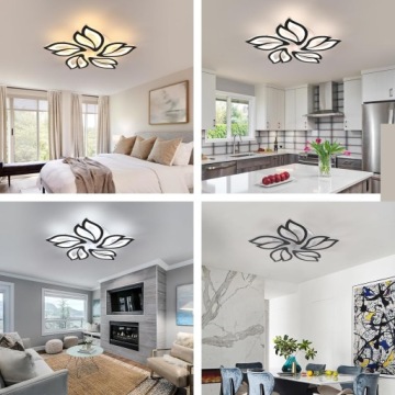 ПОТОЛОЧНЫЙ СВЕТИЛЬНИК, ЛЮСТРА, СВЕТОДИОДНАЯ ПЛОСКОСТЬ 45ВТ + ПУЛЬТ ПРИЛОЖЕНИЯ