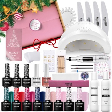 Набор из 25x SUNONE GIFT для гибридных лаков LED УФ-ЛАМПА ФРЕЗЕРНЫЙ СТАНОК фрезы