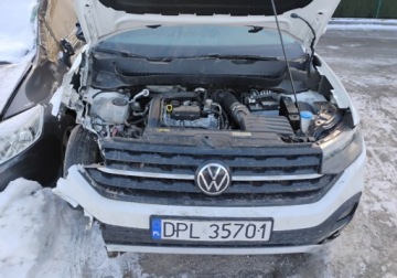 Volkswagen T-Cross SUV 1.0 TSI 95KM 2021 Volkswagen T-Cross 2021r, SALON POLSKA. 1.0 TSI. Uszkodzony prawy przod i, zdjęcie 5