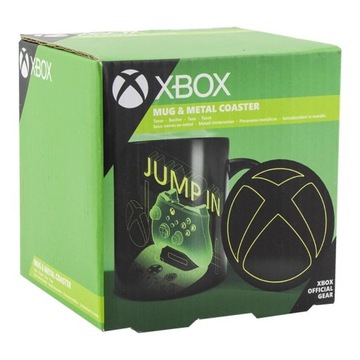 PALADONE Zestaw prezentowy Xbox kubek plus metalowa podkładka