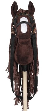 HOBBY HORSE лошадь на палке А4 + ПОВОДА золото серебро изделие ПЛ