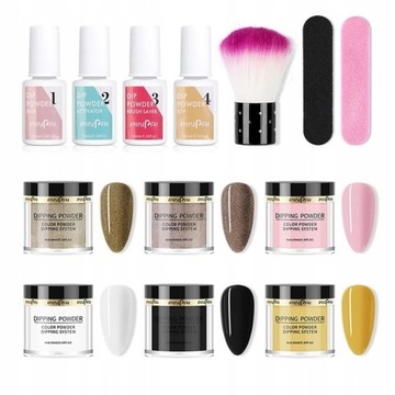 PINPAI ZESTAW DO MANICURE TYTANOWY 14PC
