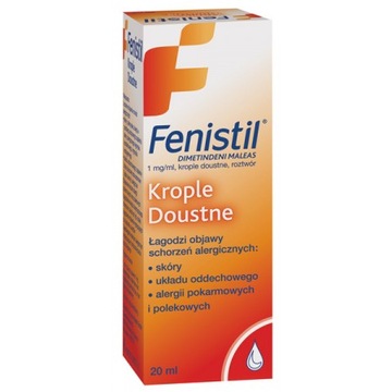 Fenistil krople doustne alergia dziecko 20 ml