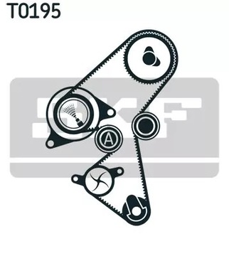 КОМПЛЕКТ ГРМ SKF PEUGEOT 1.6HDI 141Z
