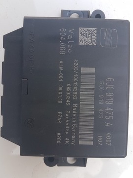 IBIZA ŘÍZENÍ PARKOVÁNÍ PDC SEAT OE 6J0919475A