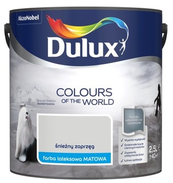FARBA DULUX KOLORY ŚWIATA- śnieżny zaprzęg, 2.5l