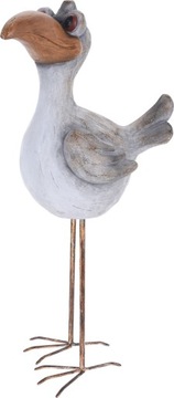 FIGURKA FIGURA DUŻY WYSOKI PTAK DO OGRODU 70 CM