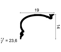 Карниз потолочный Orac Decor C342