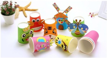 НАБОР РАЗВИВАЮЩИХ ИГРУШЕК НАКЛЕЙКИ МОНТЕССОРИ КРУЖКИ РУЧНАЯ РАБОТА 12 ШТ.