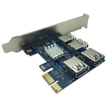 Адаптер порта Riser PCI-E 4x USB RISER SPLITTER V1
