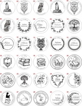 Штамп EX LIBRIS, качество PRO, деревянный штамп