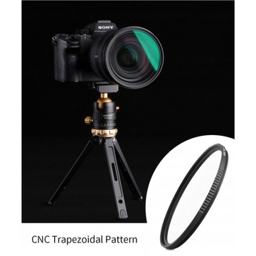 Диффузионный фильтр K&F Black Mist 1/4 NanoX 77 мм