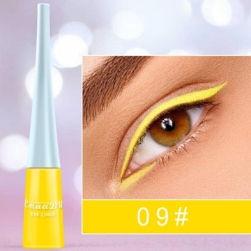 Colorful Eyeliner Pen Eyes Makeup White Pink