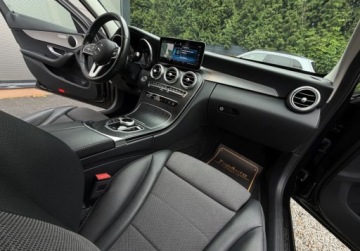 Mercedes Klasa C W205 Kombi Facelifting 2.0 220d 194KM 2018 Mercedes-Benz Klasa C 220d KAMERA 9G-TRONIC bezwypadkowy SKORA automat, zdjęcie 6