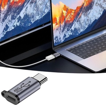 ADAPTER PRZEJŚCIÓWKA KABLA DO IPHONE IPAD LIGHTNING DO USB-C 480MBPS 18W V8