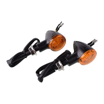 KIERUNKOWSKAZY LED PRZOD chopper custom czarne