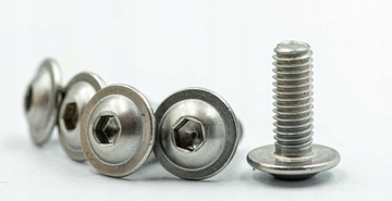 M8X25 ŚRUBA IMBUS DO OWIEWEK KOŁNIERZOWA NIERDZEWNA 7380F (10)