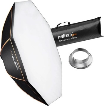 Softbox Modyfikator Światła WALIMEX Pro Octa Octagon 150cm