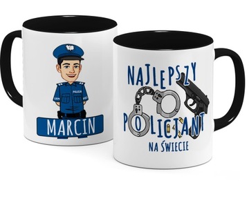 KUBEK Z IMIENIEM DLA POLICJANTA POLICJANTKI