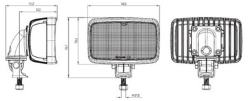 Светодиодная рабочая лампа Case Ford New Holland Valmet Valtra Deutz 90W 6000lm