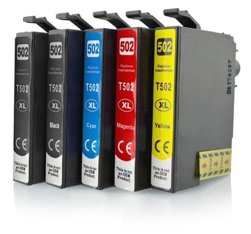 5x tusze do drukarki EPSON T502XL XP5100 XP5105