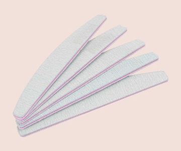 Пилочка для ногтей 100/180 BOAT HALF MOON ZEBRA НАБОР ИЗ 10 ШТ. ДВУХСТОРОННИХ