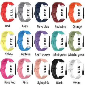 ZESTAW 3x PASEK SILIKONOWY DO HUAWEI WATCH FIT - KOLORY DO WYBORU