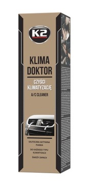 K2 KLIMA DOKTOR ДЛЯ ОЧИСТКИ КОНДИЦИОНЕРА 500 МЛ ПЕНА ДЛЯ КОНДИЦИОНЕРА ВОЗДУХА