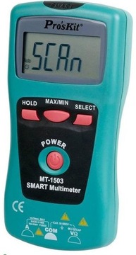 Miernik Smart 3999 [V, A, om, F, DutyC], Proskit