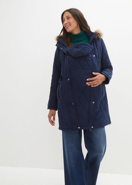 38 KURTKA PARKA Z WSTAWKĄ Bonprix