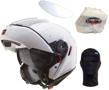 Kask Caberg Levo X Biały 22.06 Szczękowy z Blendą +Gratisy