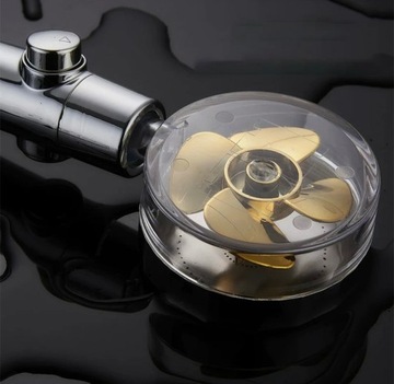 ТУРБО Душевая лейка с турбинным вентилятором