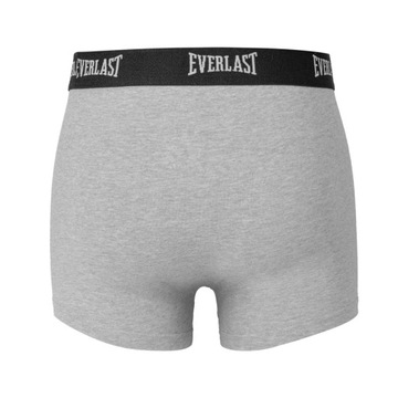 Męskie bokserki bawełniane Everlast 4-pak czarny granat mix L