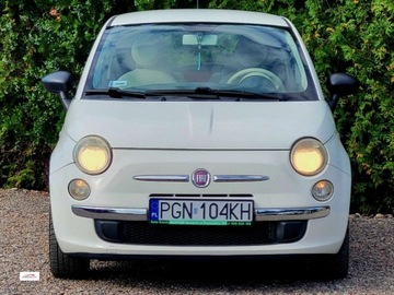 Fiat 500 II Hatchback 3d 1.2 69KM 2009 Fiat 500 biala perelka, bardzo ladny, GWARANCJA 1.2 Benzyna 69KM, zdjęcie 8