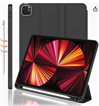 УМНЫЙ ЧЕХОЛ-КАРАНДАШ + ЗАКАЛЕННОЕ СТЕКЛО для Apple iPad PRO 11 4 ПОКОЛЕНИЯ 2022 г.