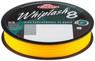 Plecionka Berkley Whiplash 8X Yellow 0,14mm / 150m