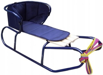 ПОЛЬСКИЕ БАЗОВЫЕ САНКИ СО СПИНКОЙ И МАТРАСОМ