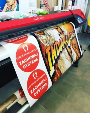 Наклейка из ламинированной фольги, любой ПРИНТ, 1 м2