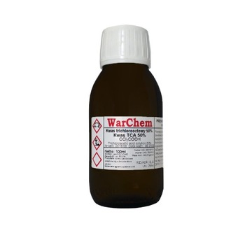 KWAS TRÓJCHLOROOCTOWY 50% (TCA) - czysty - 100ml