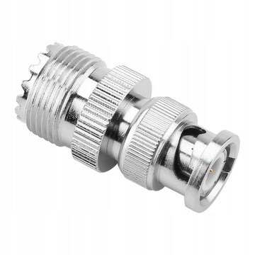 2 szt. BNC wtyk męski na UHF SO239 PL-259 żeńskie