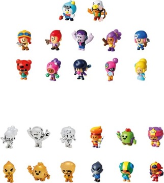 Коллекционные фигурки Brawl Stars BRW2007, слепая коробка, 1 упаковка, один размер