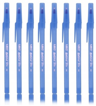 Zestaw długopisów Bic Round Stick niebieski 8 szt.