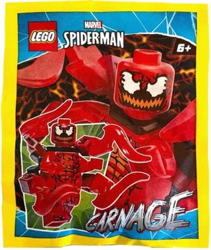 LEGO MARVEL SUPER HEROES FIGURKA CARNAGE SH683 242216 76173 SASZETKA