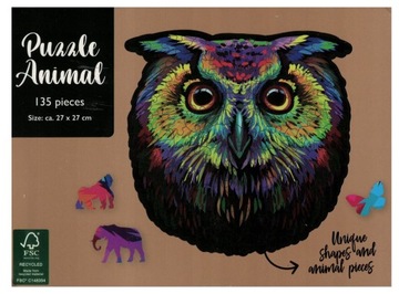 МИКС-ПАЗЛ ДЛЯ ДЕТЕЙ, ОБРАЗОВАТЕЛЬНЫЕ ВЫКРОЙКИ ЖИВОТНЫХ